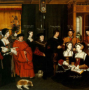 2  Margaret Roper (on right with open book) by Holbein
