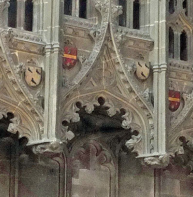 Drop tracery – Tomb of Archbishop Warham, cathedral
