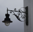 wall bracketed lamp in King Street