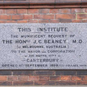 4  plaque on Beaney Museum