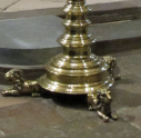 3  lectern feet with three lions