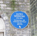 7  Blue plaque at Eastbridge