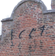 Dutch gable – Smith's almshouses, Longport
