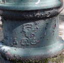 foundry mark in Pound Lane by Butterfly Garden