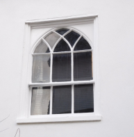 'Y tracery' in a domestic house at 4 Best Lane
