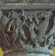 Carved capital – Cathedral crypt 