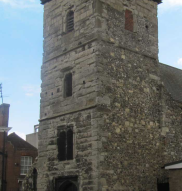 String courses – St Mary Magdalen church tower