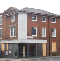 Hipped roof – St Dunstan's Street, corner of Orchard Street