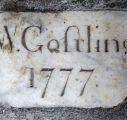 3  William Gostling - stone in cloisters