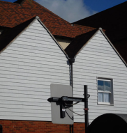 Weather boarding – St Dunstan's, by the level crossing