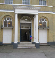 string course – St Peter's Methodist church
