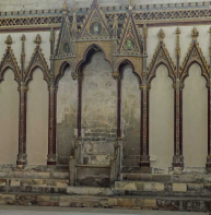 Prior's set at east end of the Chapter House