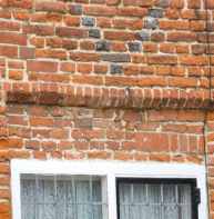 Hood mould – Manwood almshouses, St Stephen's Green