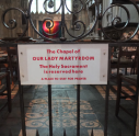 4  chapel reserved for Holy Sacrament and prayer
