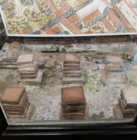 Roman bath house foundations