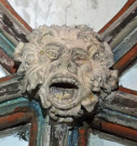 18  wild animal head - on Archbishop Stratford tomb - 14th century