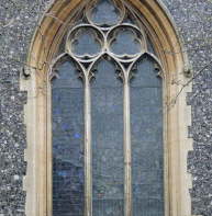 geometric window St Gregory's church