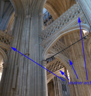 five of the six cathedral strainer arches