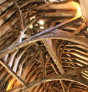 6  King strut and scissor braced roof
