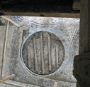4  circular trap door from above
