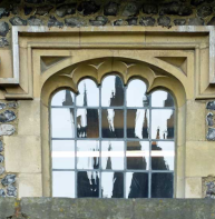 Hood mould – King's School, Green Court, cathedral precincts