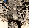  Dog grotesques on south-west transept pinnacles