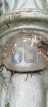 Biggleston post with number collar