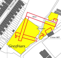 2  location of earlier friary