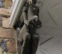 6  one of three odd corbels beneath the front window