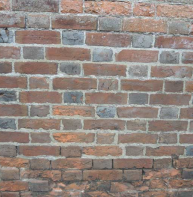 Flemish bond, with flared headers – St Peter's Lane  