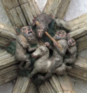 20  woodwose - cloisters south walk - early 15th century