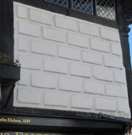 More imitation of rusticated stone work, 28 Palace Street