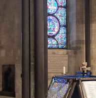 Cathedral - Purbeck columns in SE transept