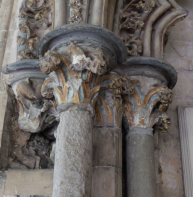 Stiff leaf capital – cathedral, by Martyrdom door