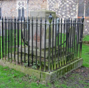 10  Simmons' grave stone