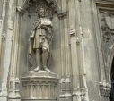 1  Ethelbert on cathedral exterior