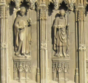 2  South west porch Augustine and Lanfranc