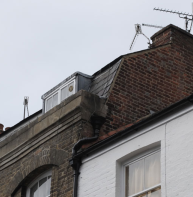 slate mansard roof with dormers - 13 The Borough