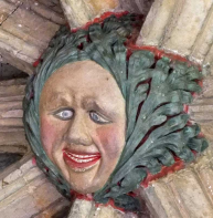 Foliate head – Black Prince's chantry, cathedral