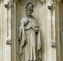 2  statue on external east face of south west door