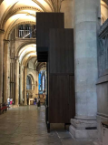 new organ loft in north choir aisle