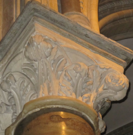 Stiff leaf capital – Trinity chapel, cathedral