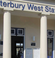 Stucco – Canterbury West rail station