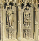 5  statue of Lanfranc (on right) beside St Augustine