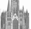 1  N W tower with steeple in 1703