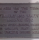 4  plaque at Canterbury West
