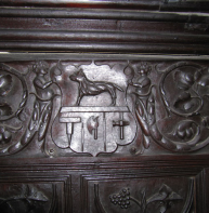 16th century panelling in Zizzi restaurant