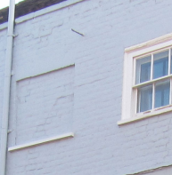 Blind window – Burgate without trompe l'oeil, 2011