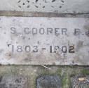 8  Cozens' paving stone