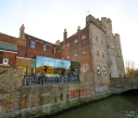 6  view from car park - old gaol and cafe built over exercise yard